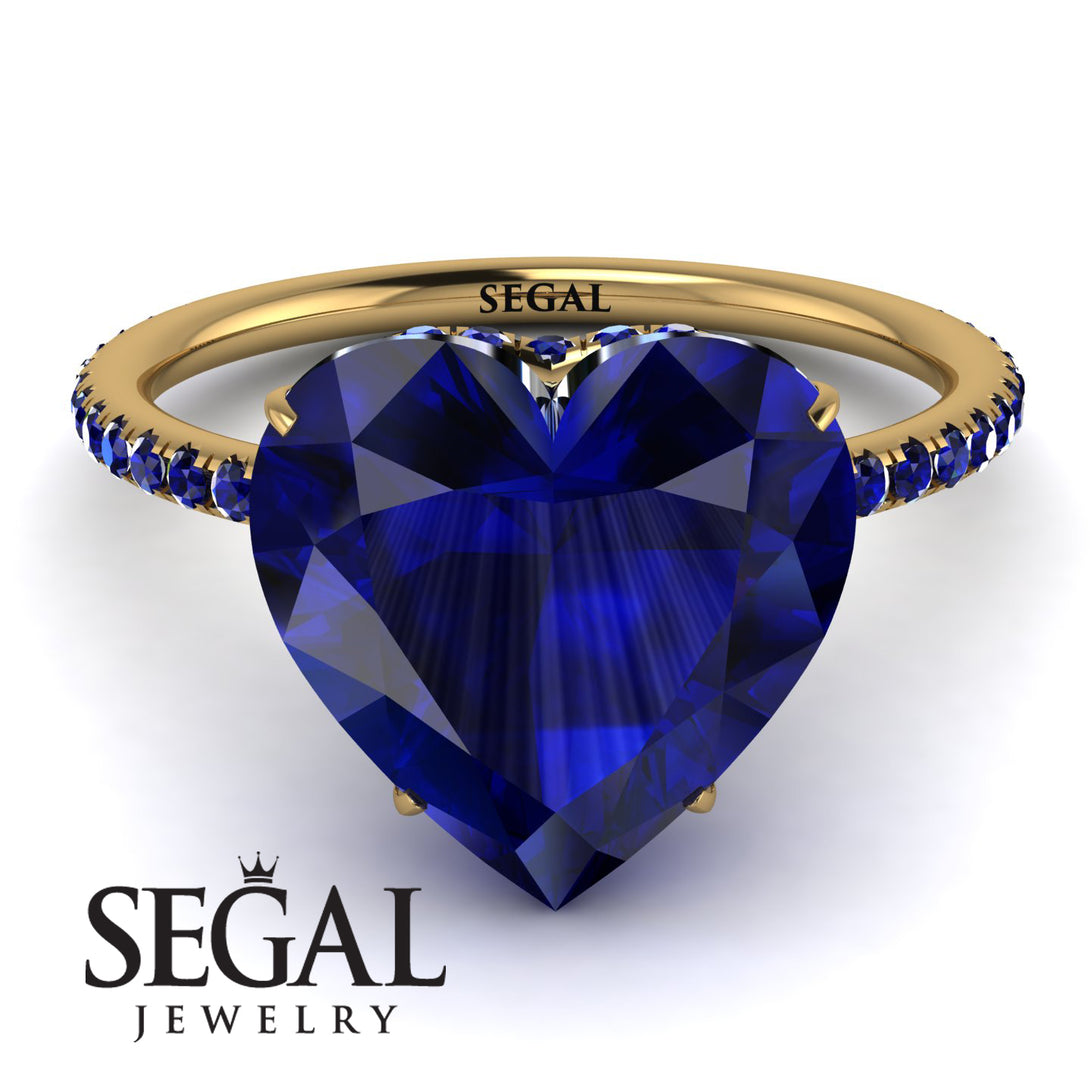 Heart Shape Sapphire Ring - Noelle No. 73
